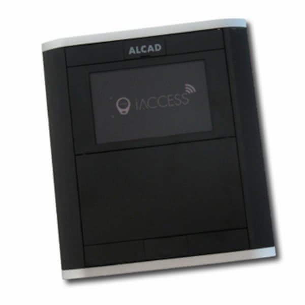 Placa de exterior de videoportero iBlack compacta de Alcad