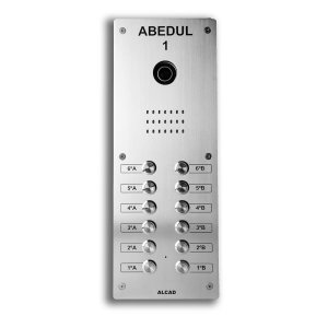 Placa de exterior de videoportero Custom de Alcad
