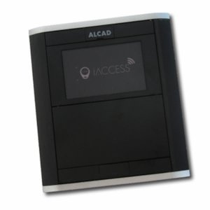 Placa de exterior de videoportero iBlack compacta de Alcad